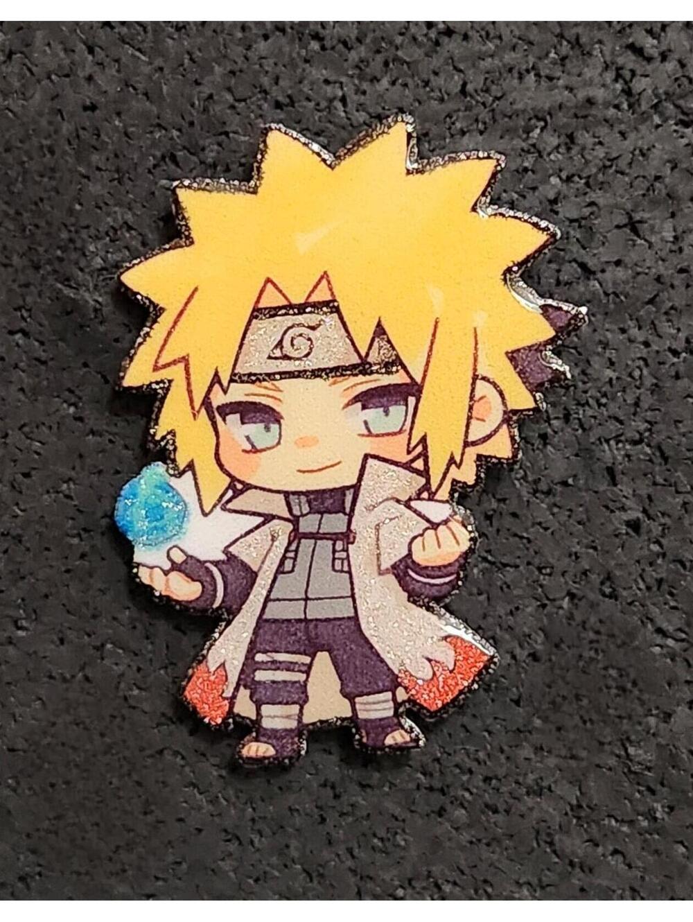 Minato glitter pin - Naurto